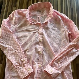 Vineyard vines boys gingham button down